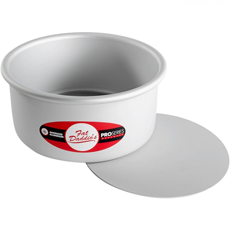 Fat Daddio's 6" x 3" Round Removable Bottom Cake Pan