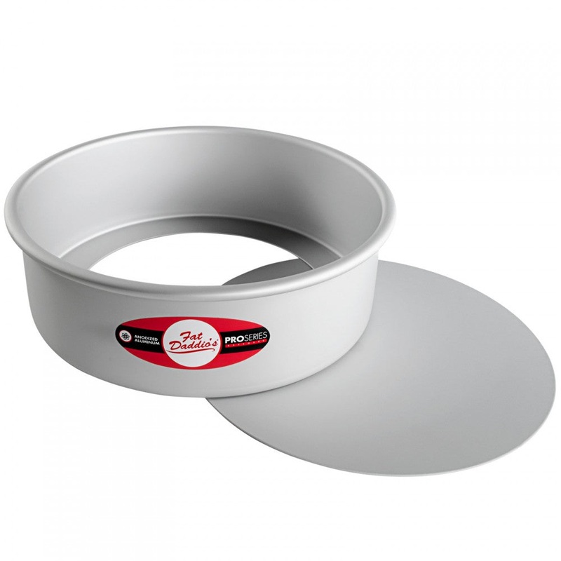 Fat Daddio's 9" x 3" Round Removable Bottom Cake Pan