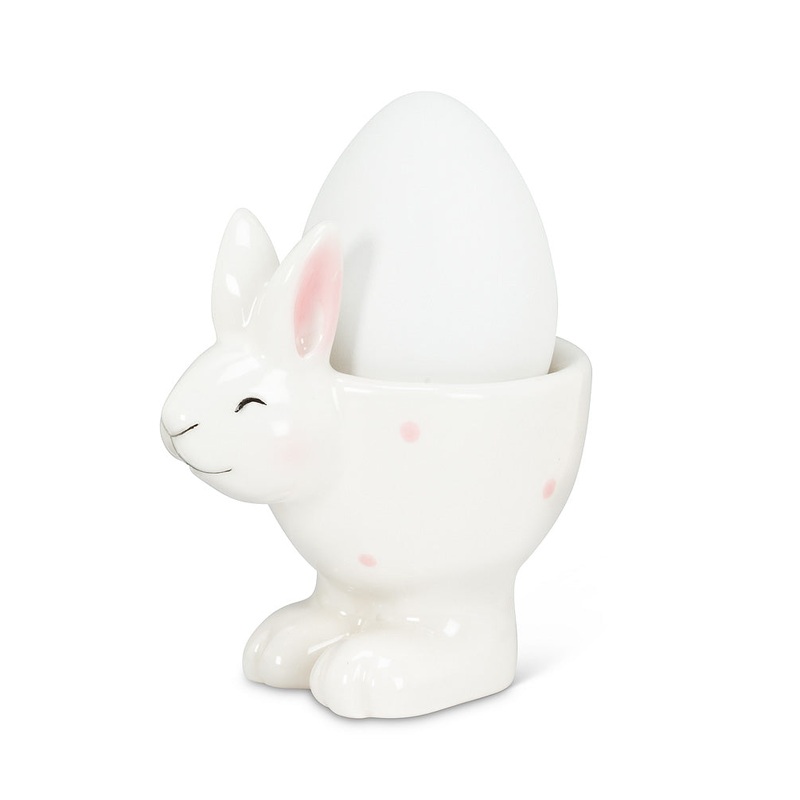 Polka Dot Bunny Egg Cup