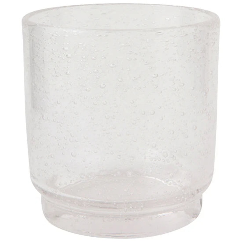 Clear Short Bubbled Tumbler