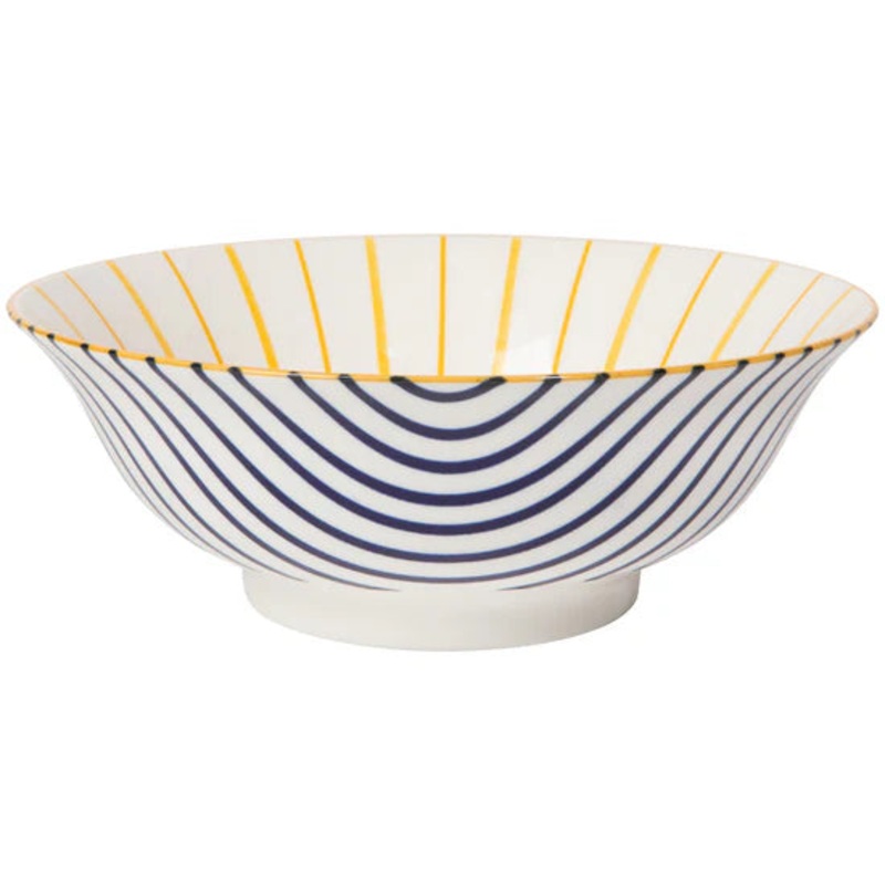 Large Sunburst Stamped Bowl