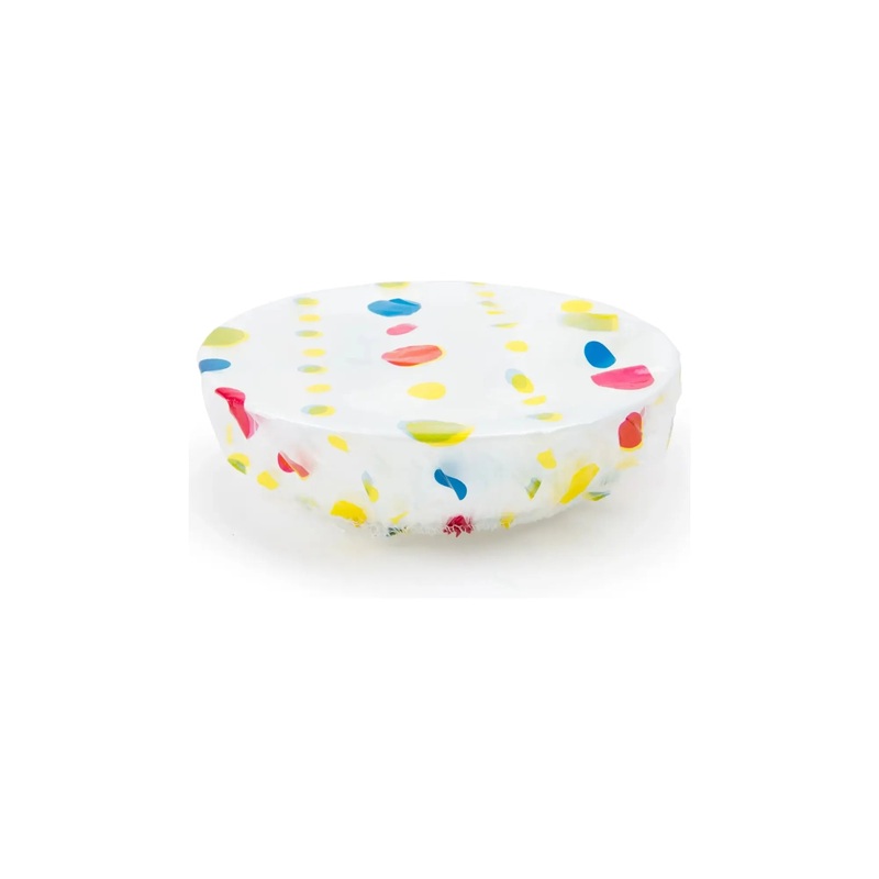 Plastic Bowl Cover Set - Dots