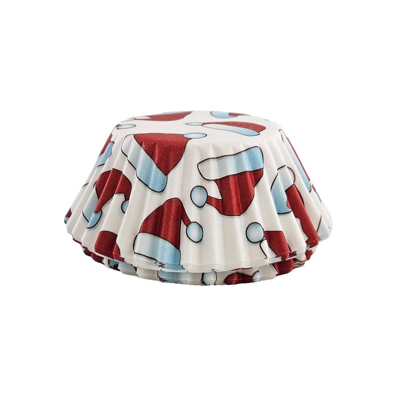 Santa Hats Baking Cups