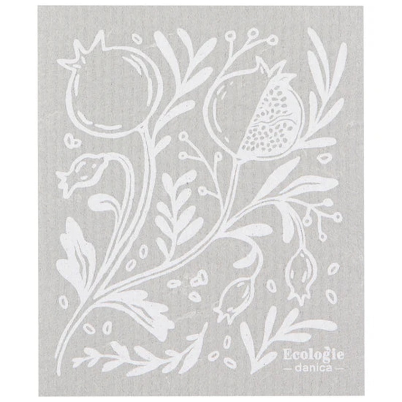 Swedish Dishcloth - Pomegranates