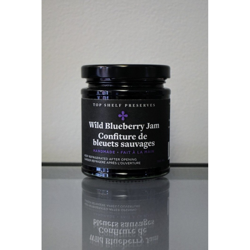 Top Shelf  Preserves Wild Blueberry Jam