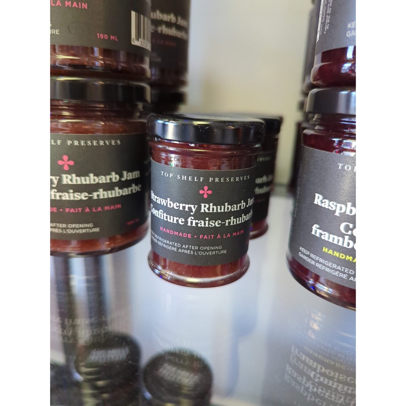 Top Shelf Strawberry Rhubarb Jam 60 ml