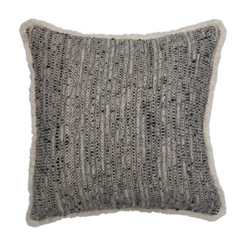 Chambray and Eyelash Pillow