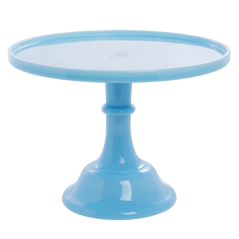 Mosser 12" Robin's Egg Blue Cake Stand