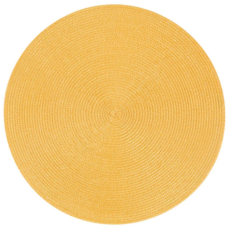 Round Disko Placemat - Honey