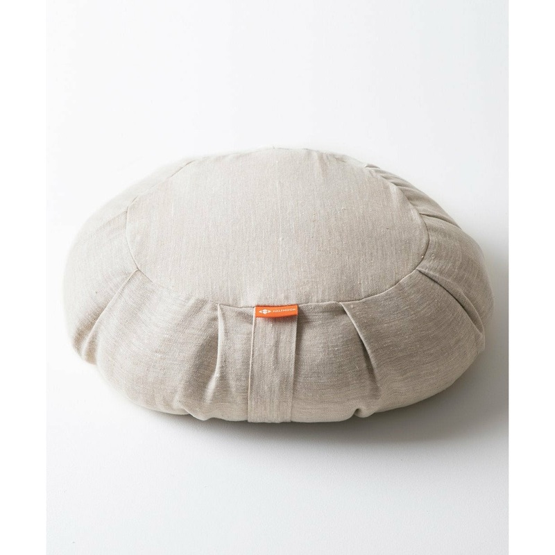 Round Meditation Cushion - Linen