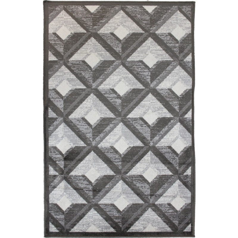 2' x 4' Mack Grey Rug