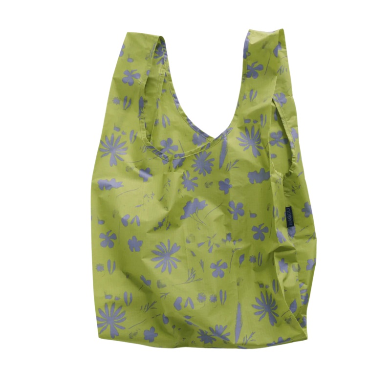 Baggu Tote Bag - Floral Sun Print Citron