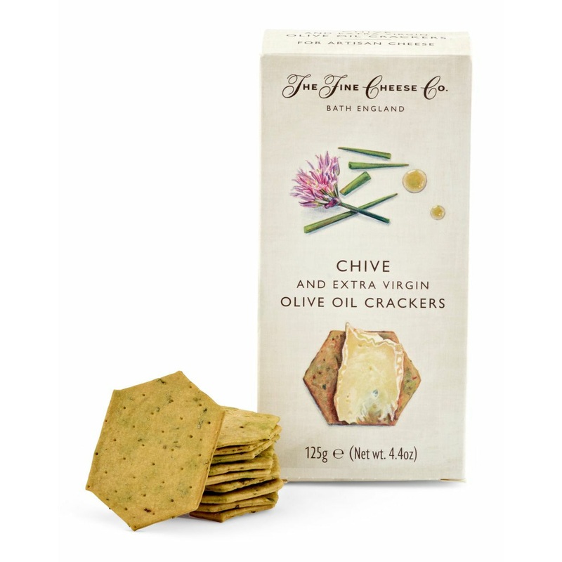 Chive & Extra Virgin Olive Oil Crackers