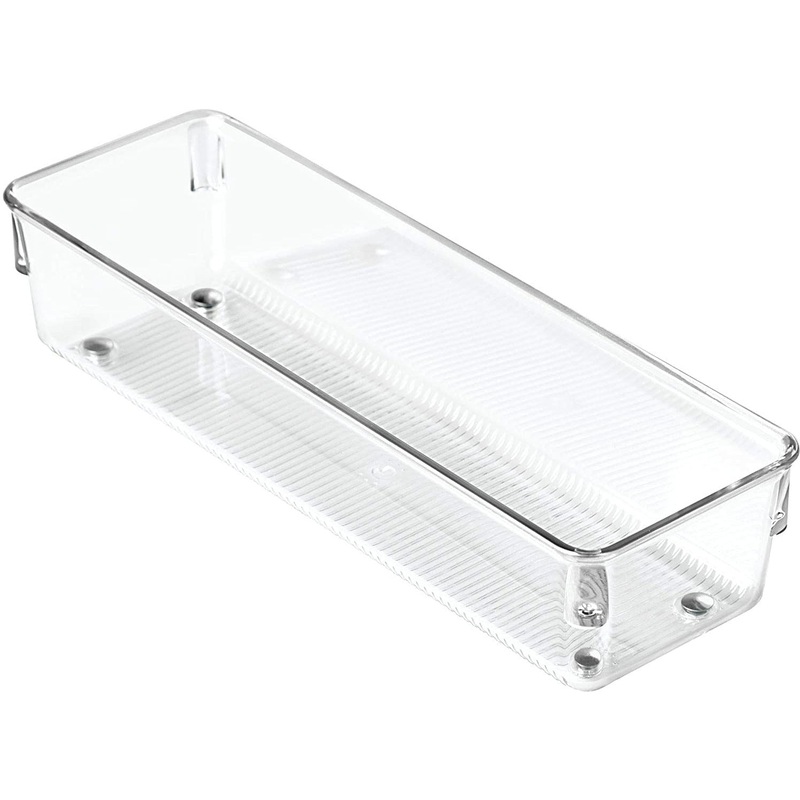 Clear Linus Drawer Organizer  3 x 9 x 2