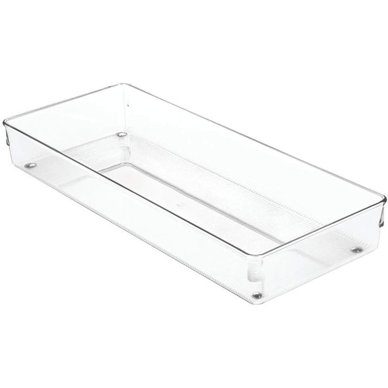 Clear Linus Drawer Organizer  6 x 15 x 2