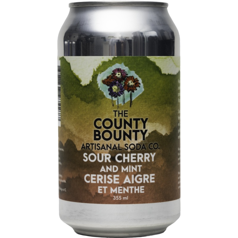 County Bounty - Sour Cherry and Mint soda