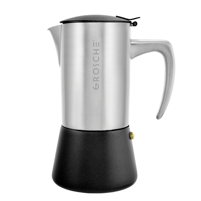 Grosche Brushed Stainless Steel Milano - 10 Cup
