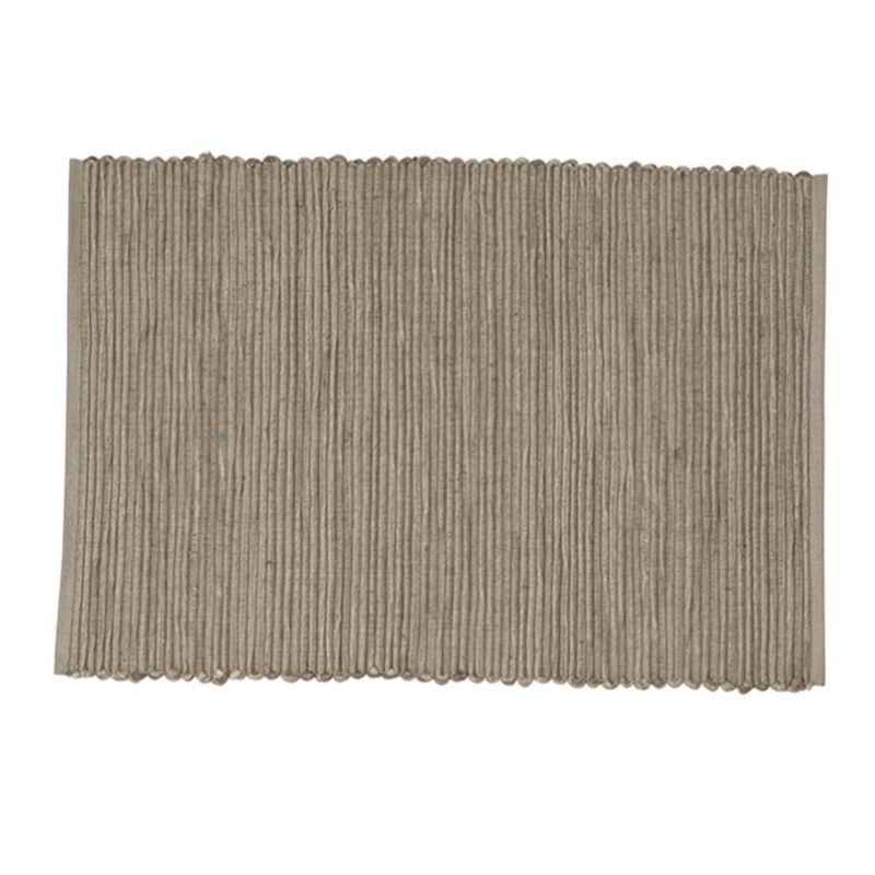 Ribbed Placemat Grey