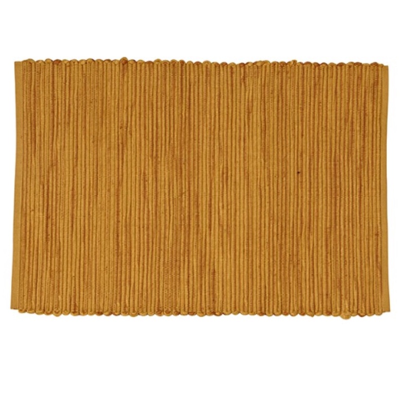 Ribbed Placemat Ochre