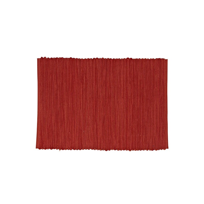 Ribbed Placemat Russet