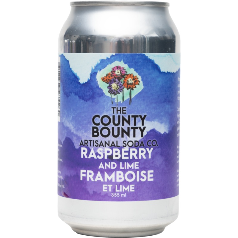 County Bounty - Raspberry and Lime Soda