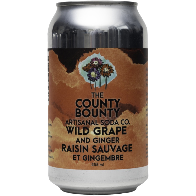 County Bounty - Wild Grape and Ginger soda