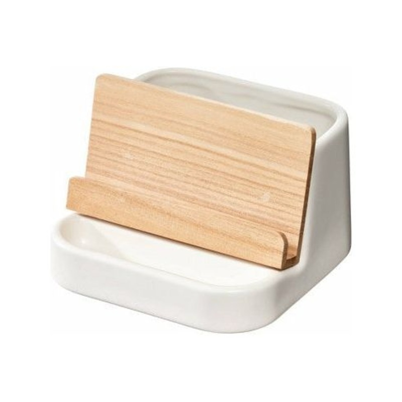Eco Office Ceramic Tablet Stand - Coconut