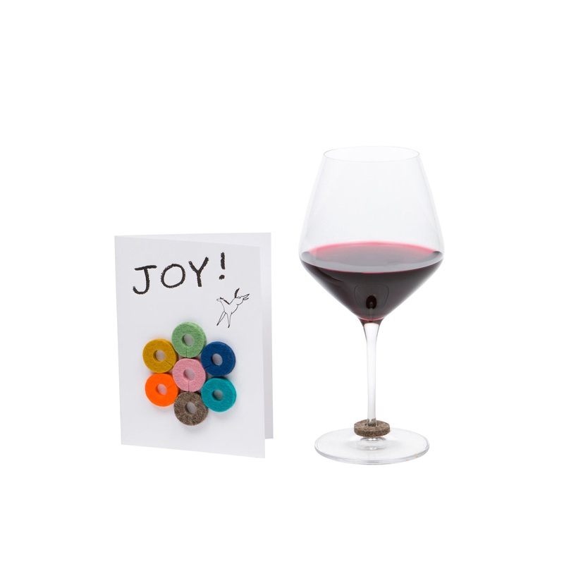 Felt Wine Markers - Joy