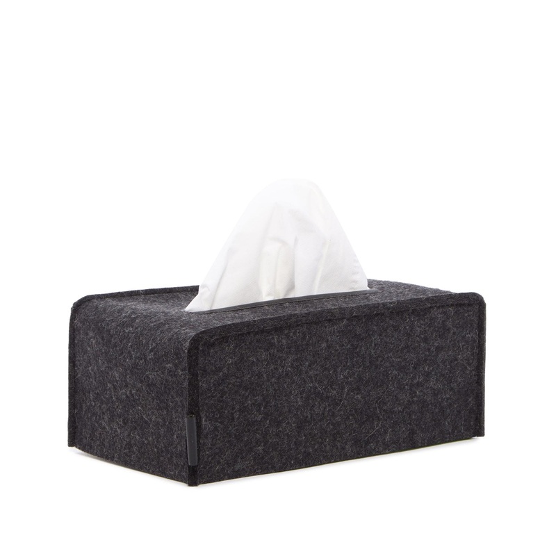 Tissue Box Cover - Charcoal