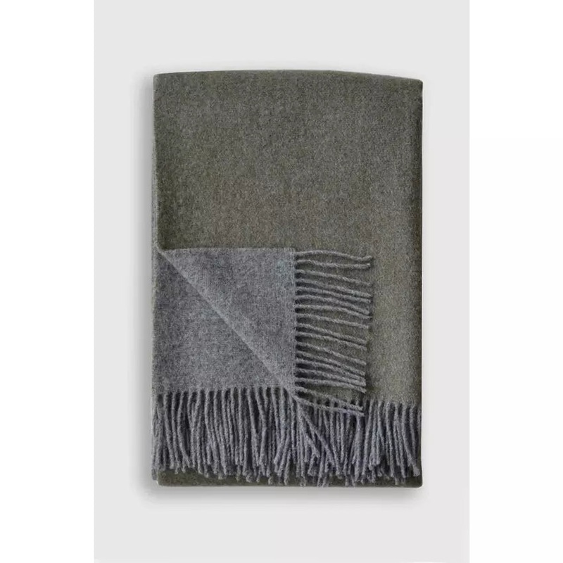 Trafalgar Throw - Grey & Khaki