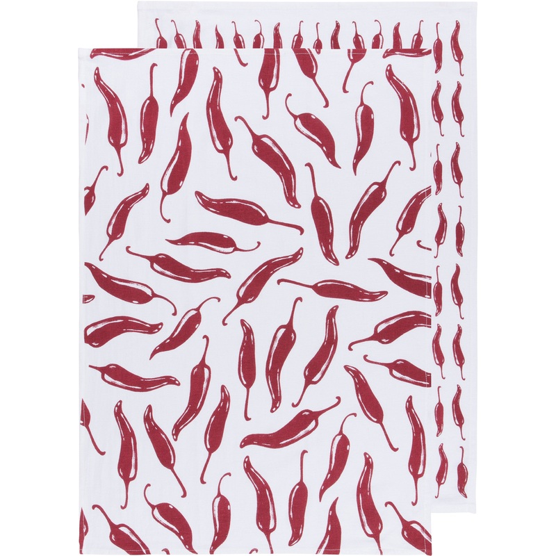 Chili Peppers Floursack Tea Towel Set