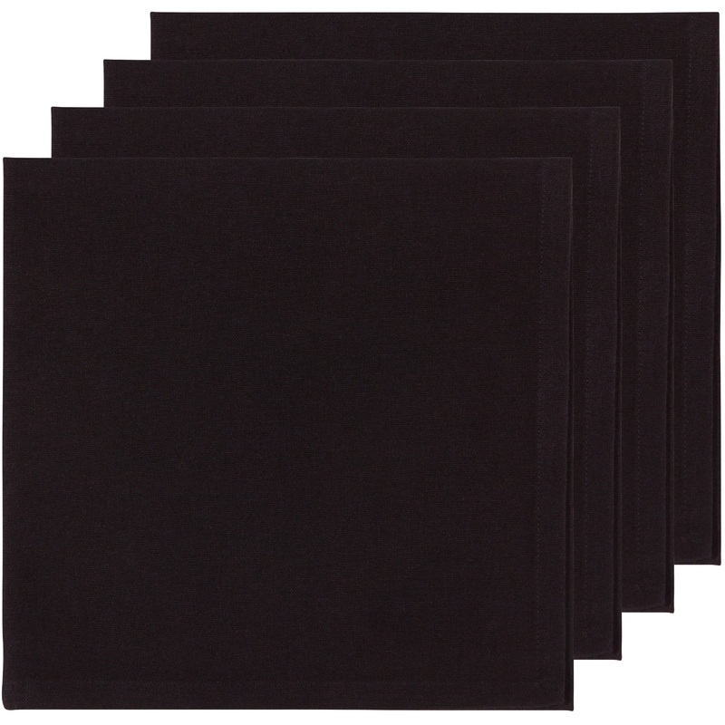 Napkin Set - Black