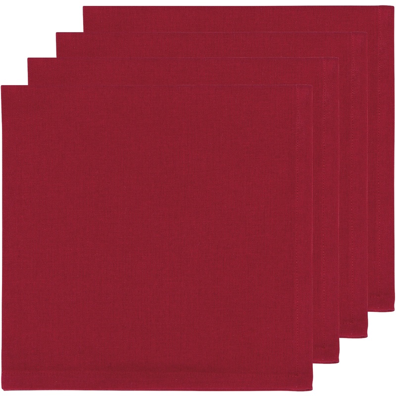 Napkin Set - Carmine