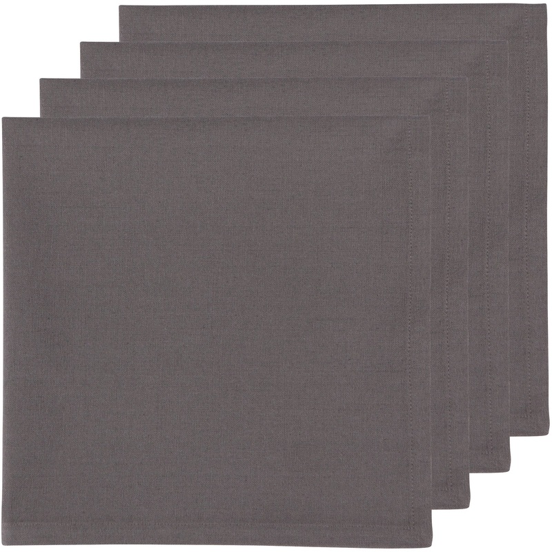 Napkin Set - Charcoal