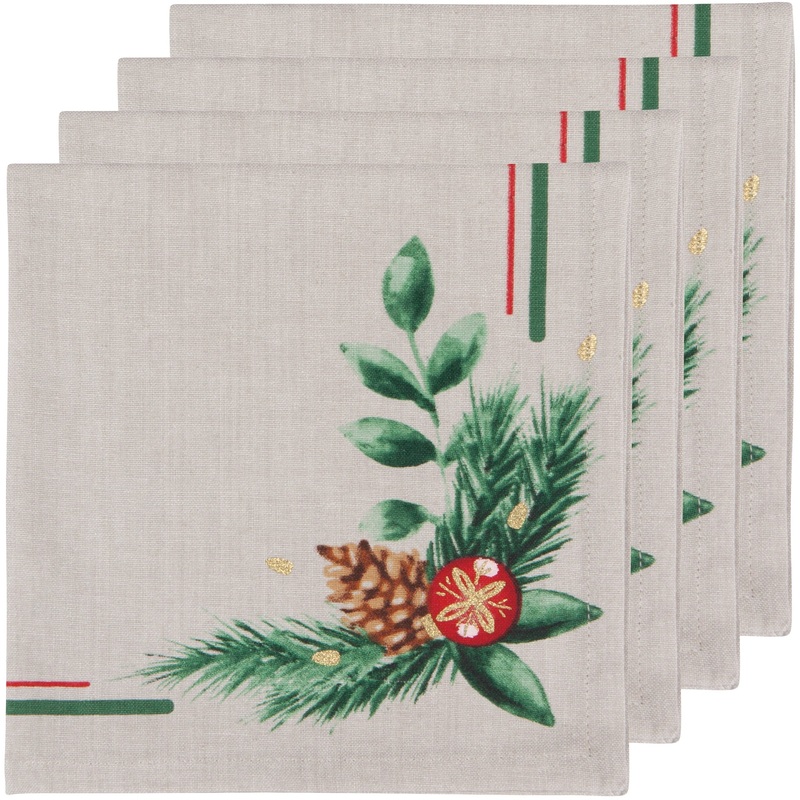 Napkin Set - Deck the Halls
