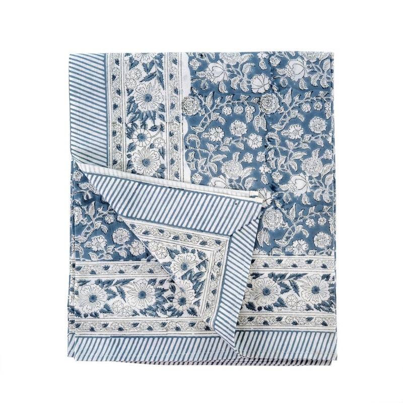 Primrose Tablecloth - Grey Blue 60x90"