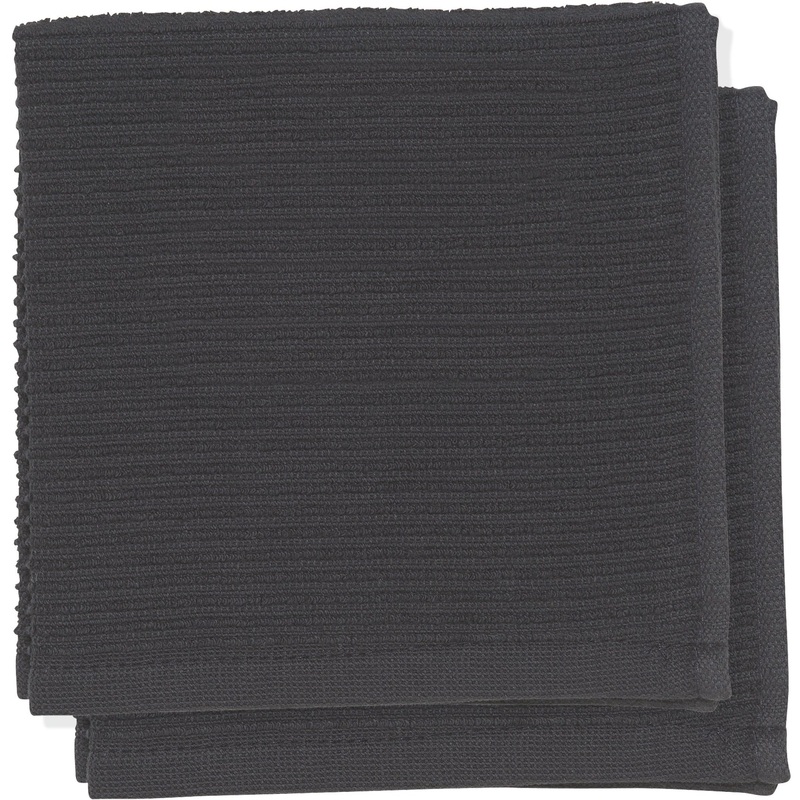 Ripple Dishcloth Set - Black