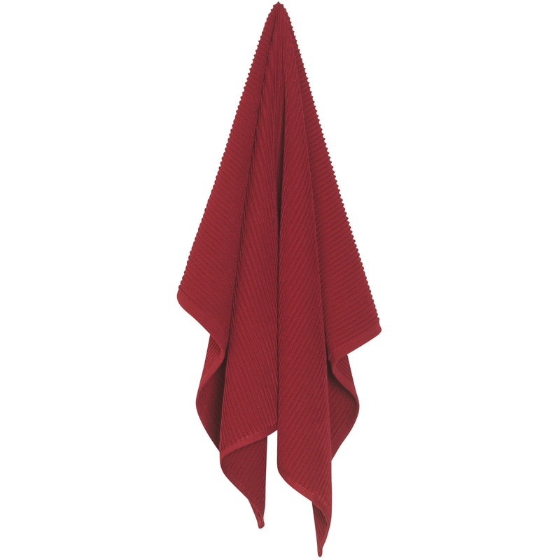 Ripple Dishtowel - Carmine