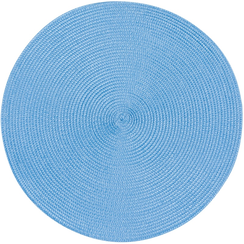 Round Disko Placemat - French Blue