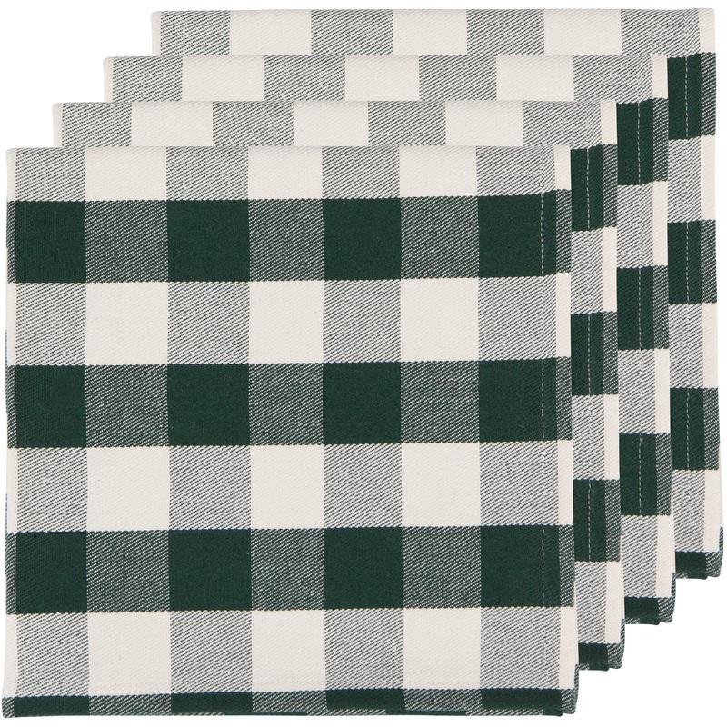 Second Spin Napkins - Spruce Check