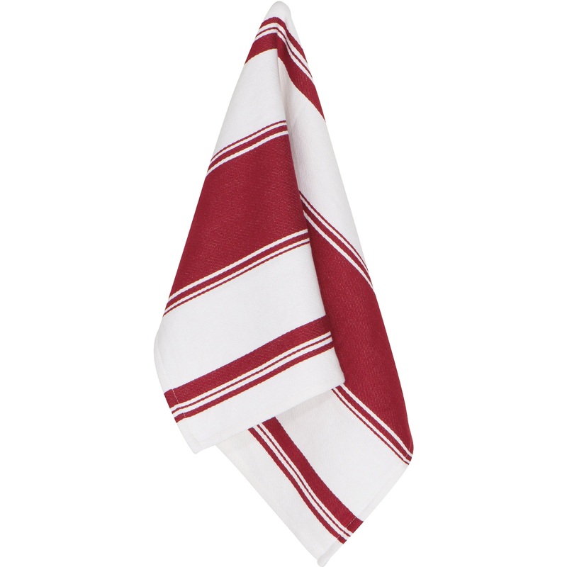 Symmetry Tea Towel - Carmine