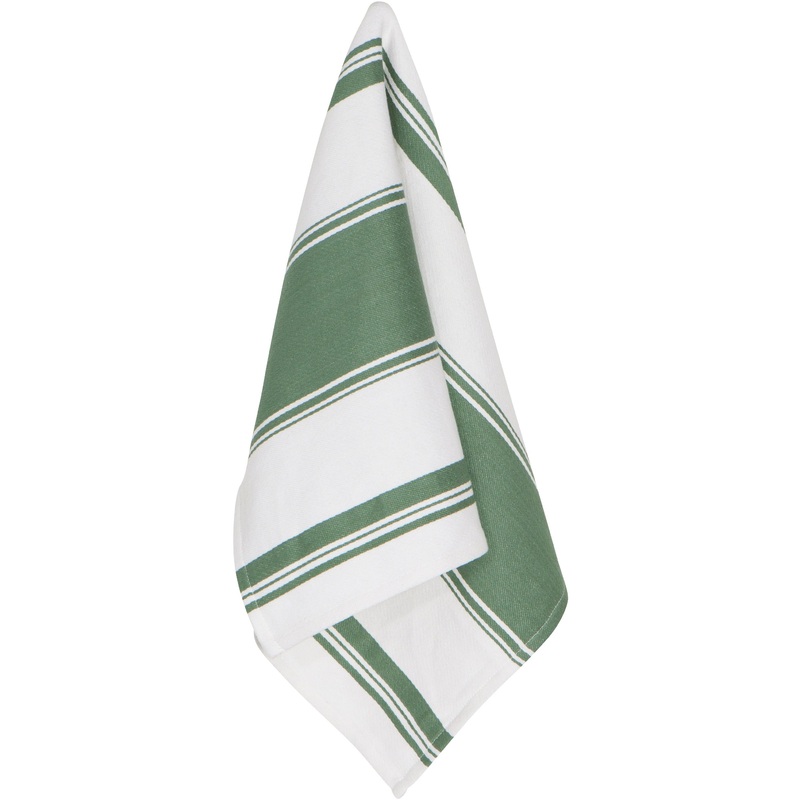 Symmetry Tea Towel - Elm Green