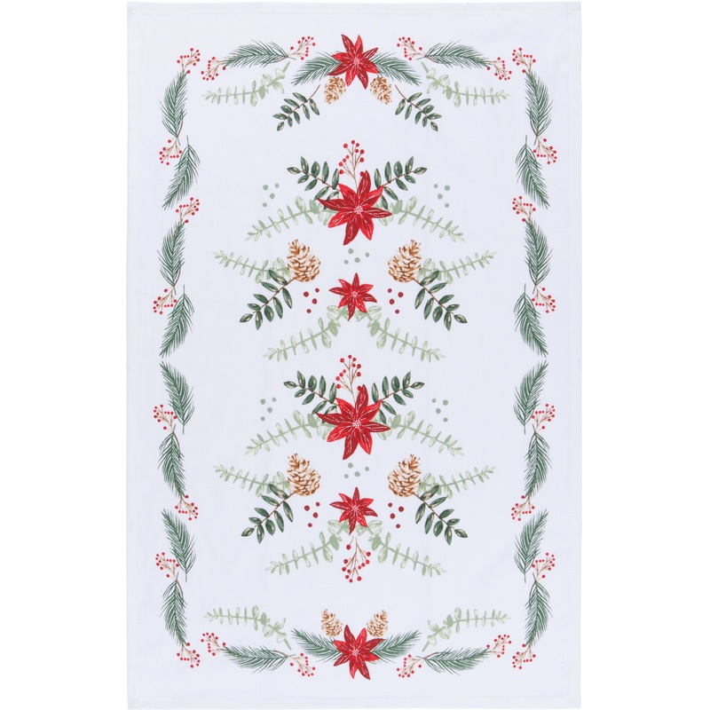 Tea Towel - Poinsettia