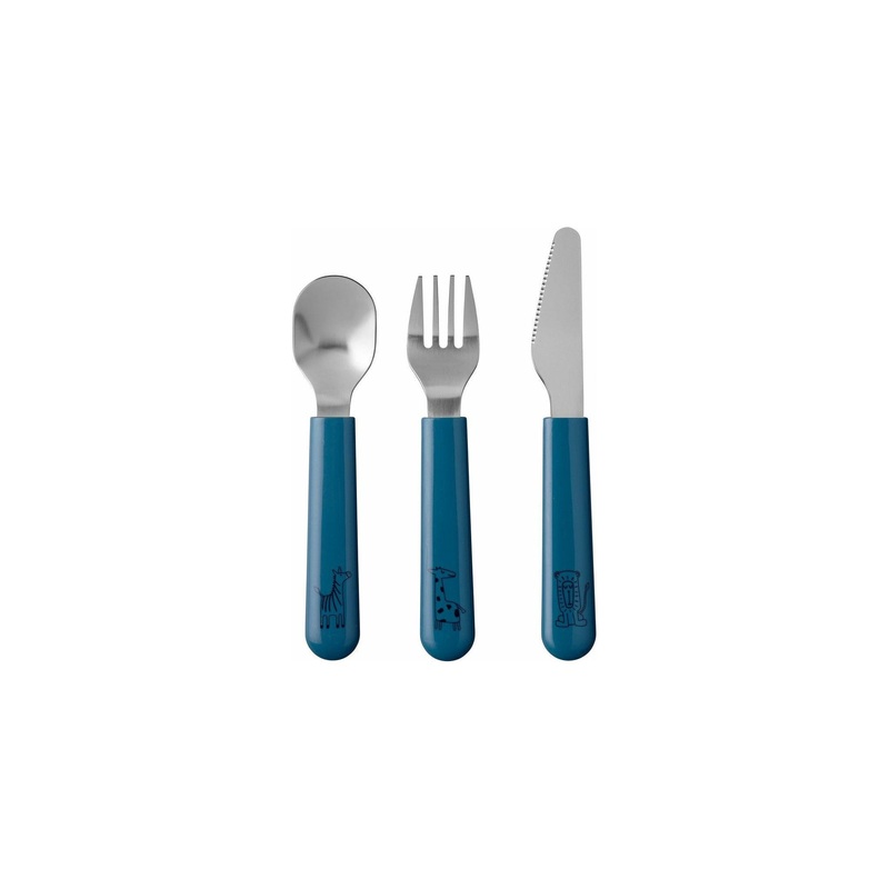 MIO Childrens 3 piece Cutlery Set - Blue