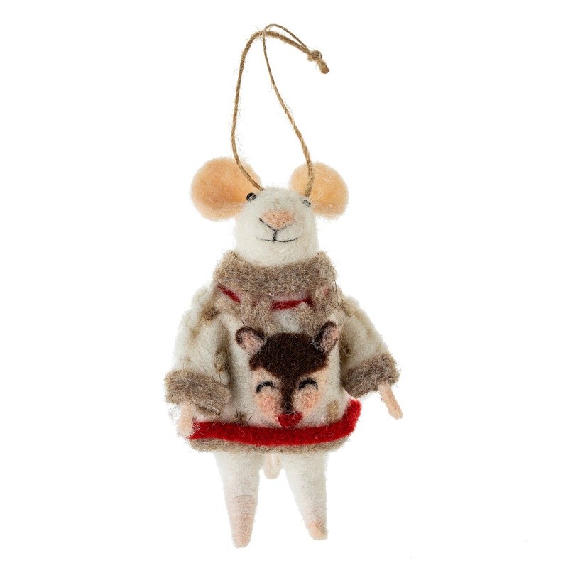 Nordic Nolan Mouse Ornament