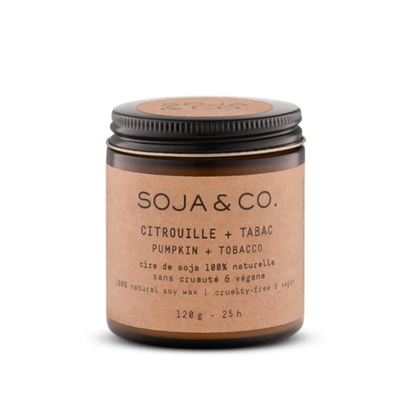 Pumpkin & Tobacco Candle 4oz.