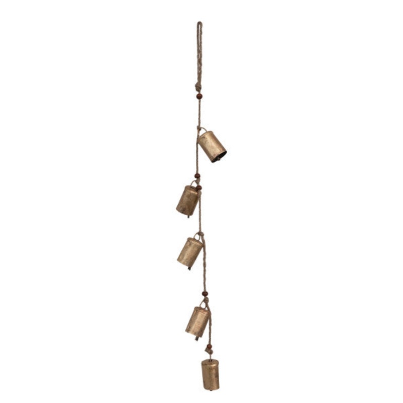 Jute Hanger with Bells and Beads