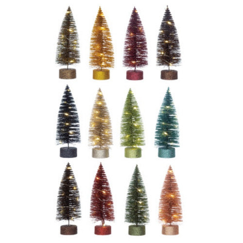 LED Glitter Tree  - 6 3/4"