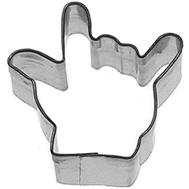 Mini Hand I Love You Sign Cookie Cutter