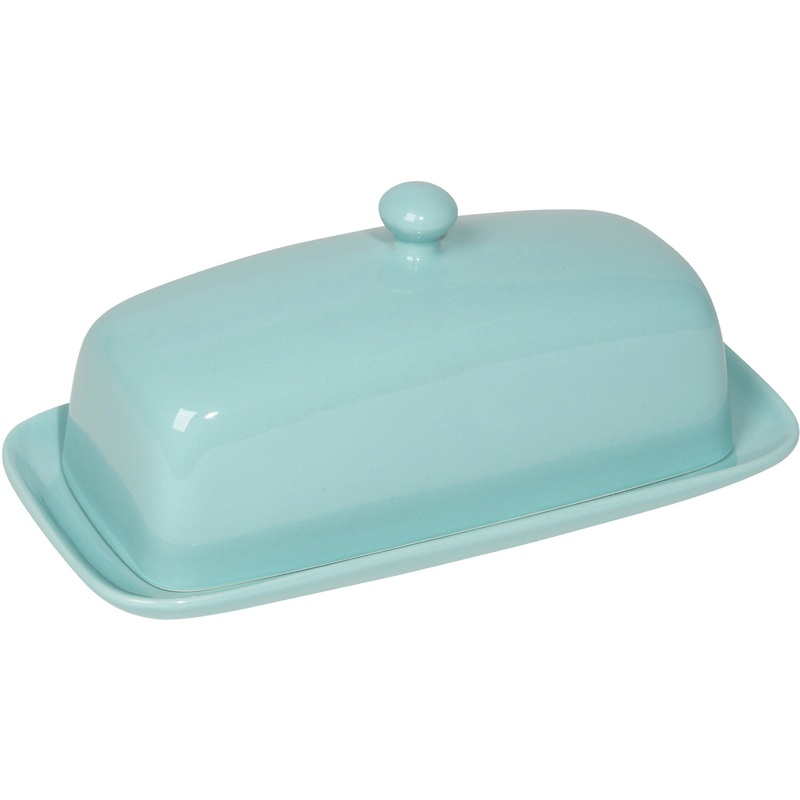Rectangular Butter Dish - Eggshell